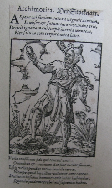 Archimorita. Der Stocknarr. (The Fool with a Stick.)